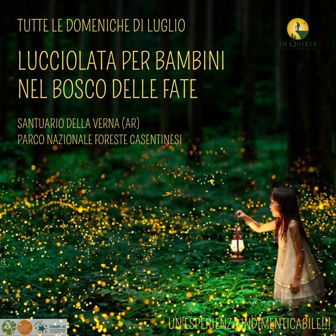 27 Luglio - Lucciolata per bambini nel Bosco delle Fate 27 Luglio - Lucciolata per bambini nel Bosco delle Fate