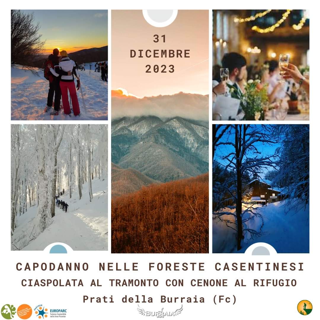31 Dicembre - Capodanno con Cenone al Rifugio e Ciaspolata al Tramonto 31 Dicembre - Capodanno con Cenone al Rifugio e Ciaspolata al Tramonto