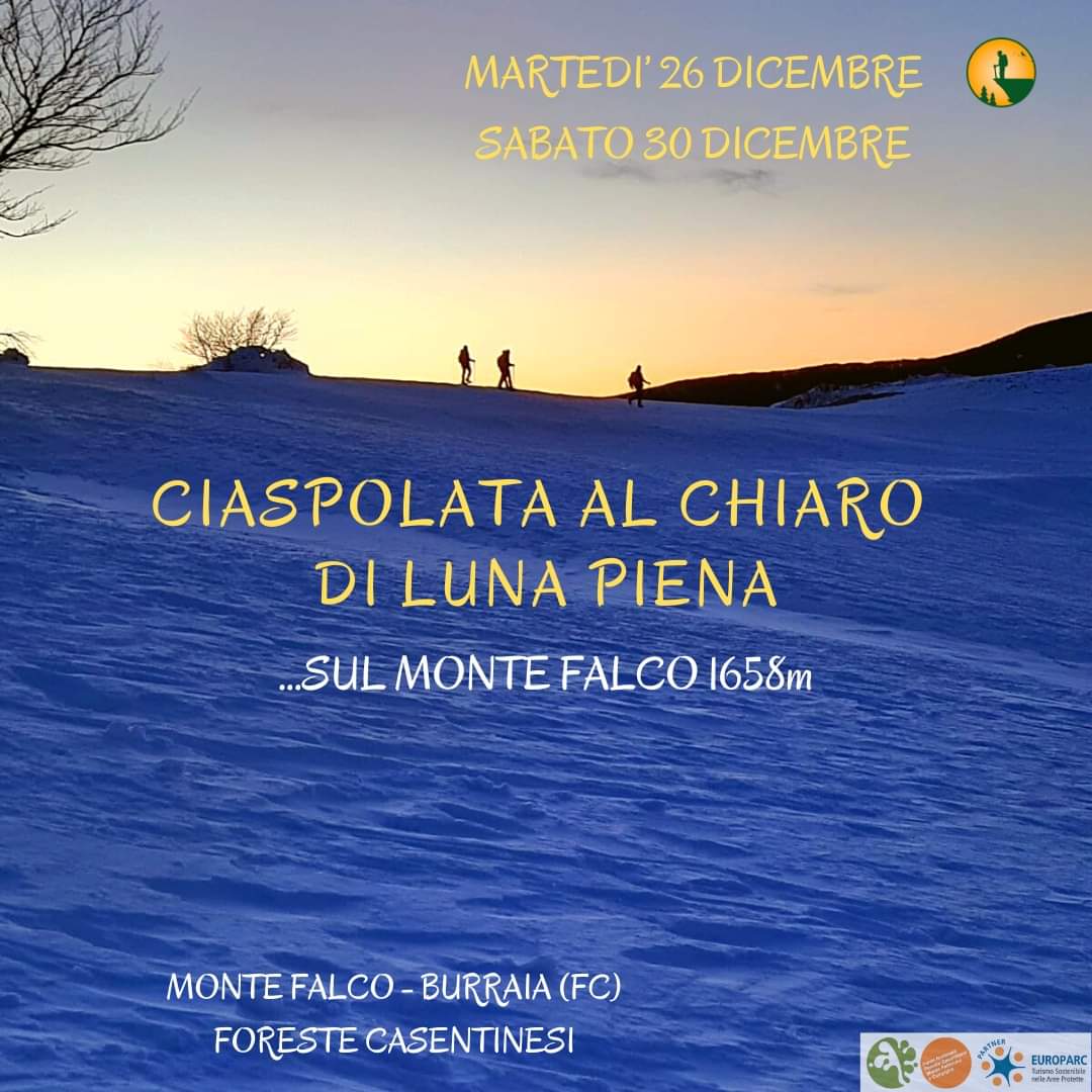 26 Dicembre - Ciaspolata al chiaro di luna piena 26 Dicembre - Ciaspolata al chiaro di luna piena