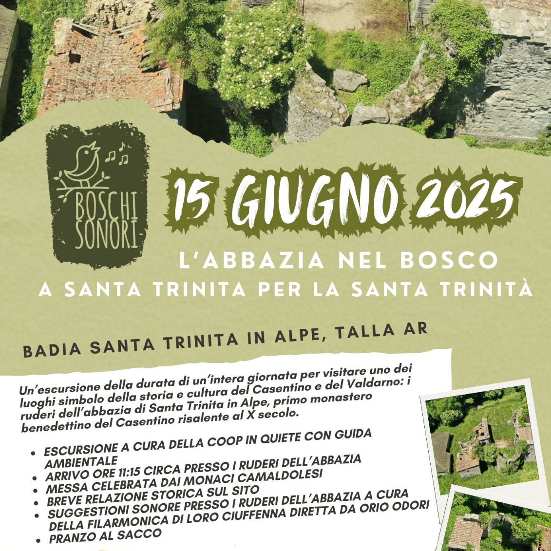 15 Giugno - Boschi Sonori: Antica Abbazia nel bosco
