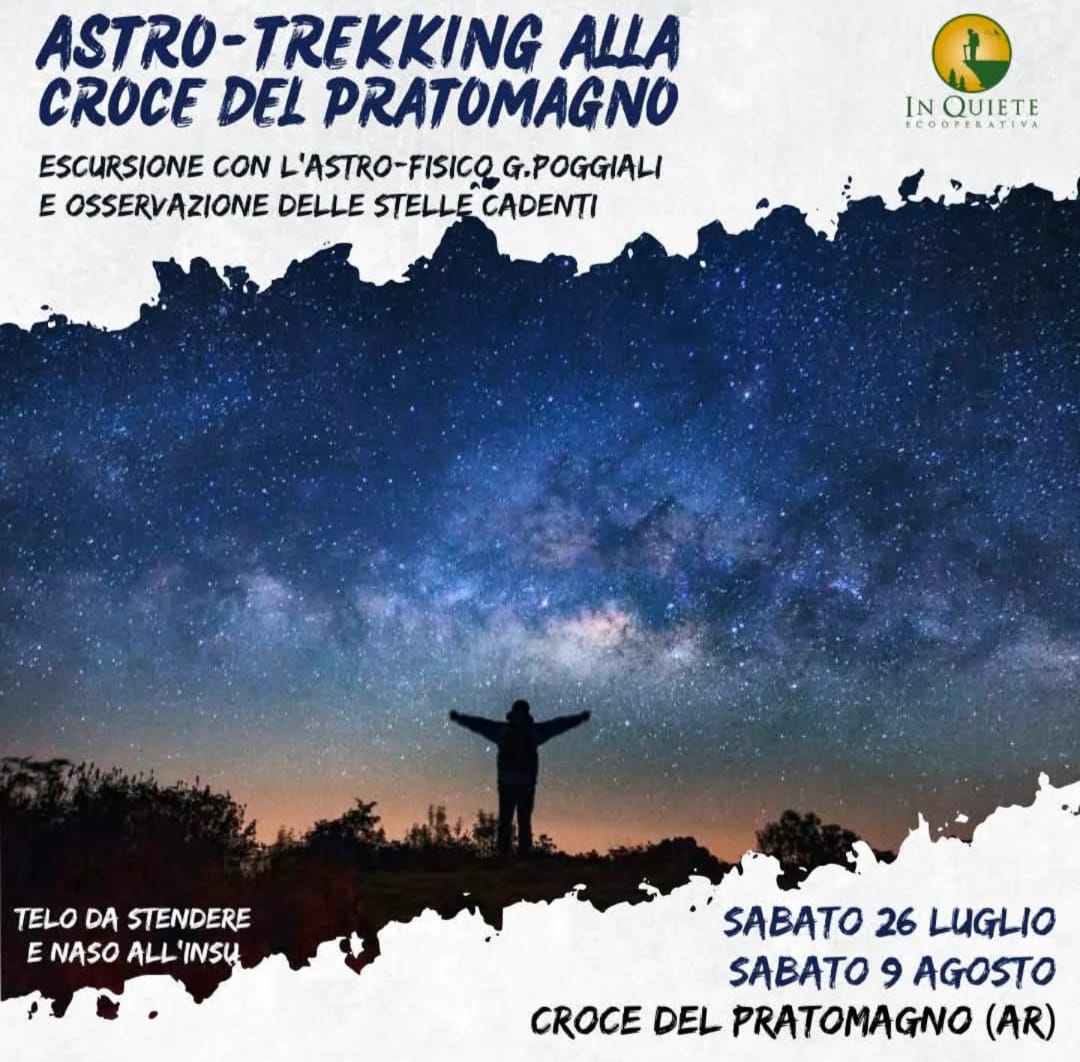 9 Agosto - Astro-trekking alla Croce del Pratomagno